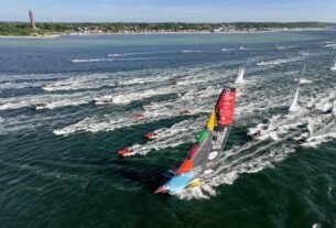 Malizia - Seaexplorer durante o Kiel Fly-By ©️ Sailing Enery 2023 | A Corrida Oceânica