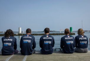 Allagrande Mapei Racing Crew for The Ocean Race Europe 2025. FOR EDITORIAL USE ONLY. © Allagrande Mapei / Pierre bouras