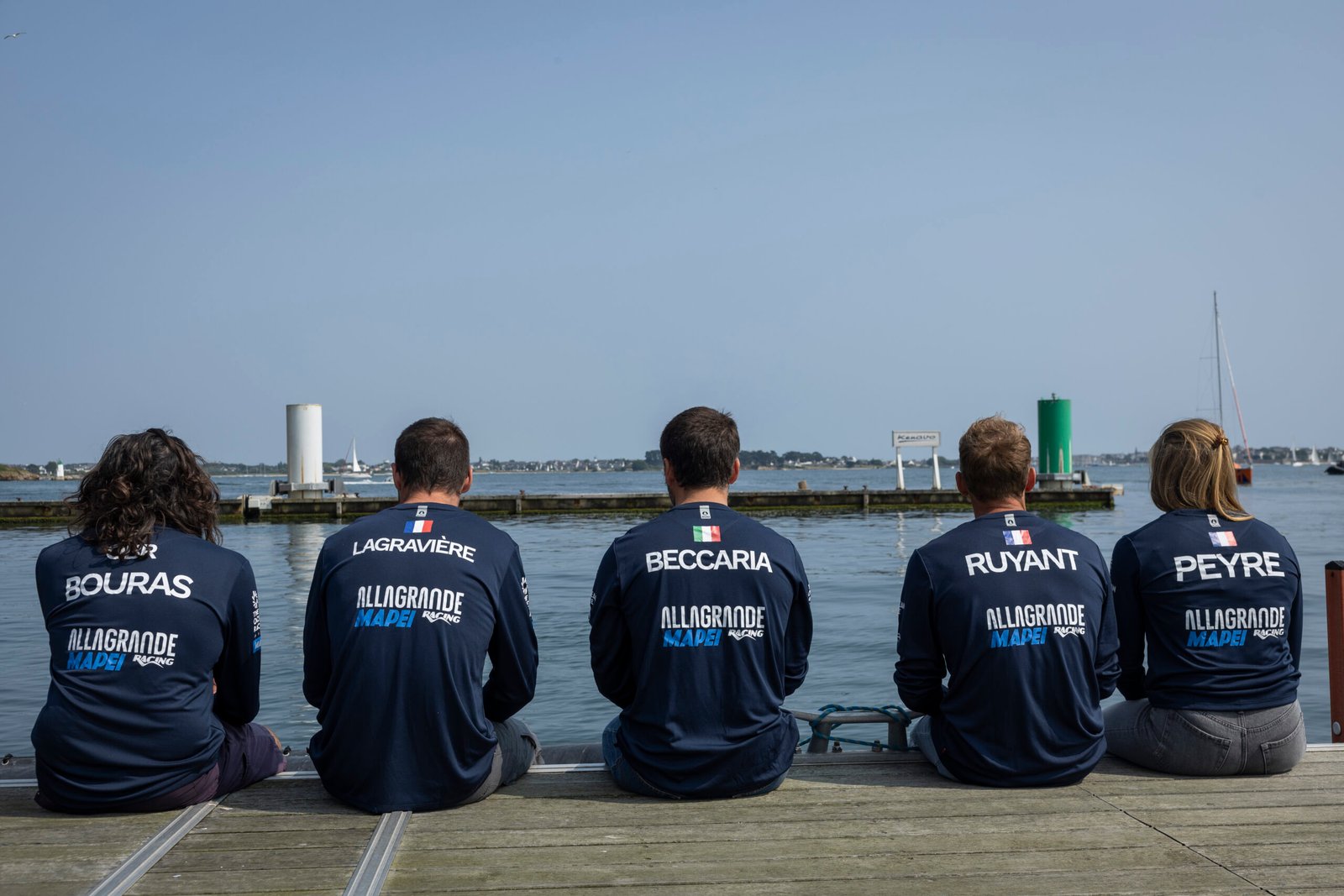 Allagrande Mapei Racing Crew for The Ocean Race Europe 2025. FOR EDITORIAL USE ONLY. © Allagrande Mapei / Pierre bouras